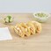 Restaurantware-7.1 Inch x 2.5 Inch Taco Stand, 1 Rectangle Taco Rank - Fits 4 Tacos, Reversible, Silver Stainless Steel Holder, Dishwasher Safe, For Hard Or Soft Shells