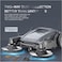 Veger Hand Push Floor Manual Sweeper Cleaning Machine Sweeping Width 980mm, 55L Dust Container (M-2B)