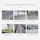 Veger Hand Push Floor Manual Sweeper Cleaning Machine Sweeping Width 980mm, 55L Dust Container (M-2B)