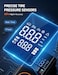 AstroAI L7 Air Compressor Tire Inflator Portable Cordless Bike Pump with Digital Dual Values Display, 150 PSI Car Tires Pump with LED Lights Air Pump for Cars, Motorcycles, Bikes, Balls