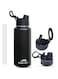 MARK DOT: Vacuum Insulated Water Bottle BPA Free Thermos Water Bottle for Kids School Double Wall Stainless Steel with Spout 2 Lid &amp; Magnet lid Gym Bottle Stainless Steel (1/L 320z)