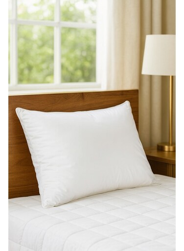 Home Luxury Down Feather Pillow &acirc;&euro;&ldquo; 45x70 cm Hypoallergenic Soft Sleeping Pillow with Breathable Cotton Cover &acirc;&euro;&ldquo; Premium Neck &amp; Head Support for Side &amp; Back Sleepers &acirc;&euro;&ldquo; Pack of 1