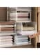 1-Piece Clear Plastic Stackable Clothes Storage Foldable Pull Out Drawers Bins for Closet