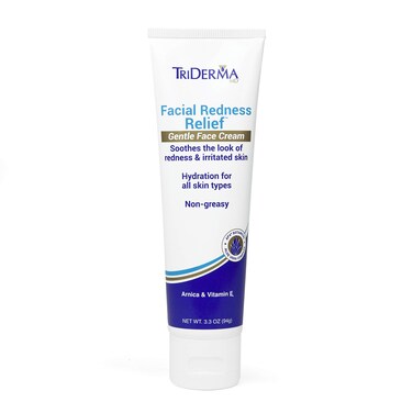 TriDermaFacial Redness Relief Gentle Face Cream (3.3 Ounces)