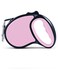 X spring Retractable Dog Leash, 5m Dog Leash 360&deg; Tangle-Free with Anti-Slip Handle, One-Handed Brake, Pause and Lock, for Small Medium Large Dogs (Pink)