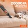 Zevra Portable Car Vacuum Cleaner 20000Pa &ndash; Rechargeable Cordless Handheld Vacuum &amp; Air Duster, 6-in-1 High Suction Cleaner with 5 Nozzles for Car, Home &amp; Office