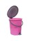 Kuber Industries Plastic Dustbin Garbage Bin with Handle, Assoted Colors,10 Liters,KUBMART06295, 31 x 28 x 28 Cm