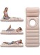 Inflatable Maternity Pillow Raft, Airbed Pregnancy Pool Float, Full Body Pregnancy Pad, Portable Sleeping Pad, Swimming Floating bed with Belly Hole