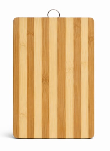Premium Bamboo Wooden Cutting Board with Handle &acirc;&euro;&ldquo; Durable Chopping Board for Kitchen, Knife Friendly Surface, Multipurpose Serving &amp; Food Prep Board, Easy to Clean &amp; Space Saving Design
