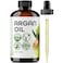 Premium Nature Argan Oil Organic, Virgin, 100% Pure, Cold Pressed Argon Oil Serum For Hair Stimulate Growth For Dry And Damaged Hair. Argan Oil For Skin Body Moisturiser. Nails Protector 118ml