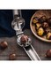 Hyg Protable Nutcracker Chestnut Clip,430 Stainless Steel Chestnut Cutter Tool Pistachio Nut Opener Macadamia Nut Knife,Walnut Opener,Metal Nut Opener Plier Multifunction Nutcracker