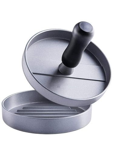 Dubai Gallery Non-Stick Hamburger Meat Press Tool Silver/Black