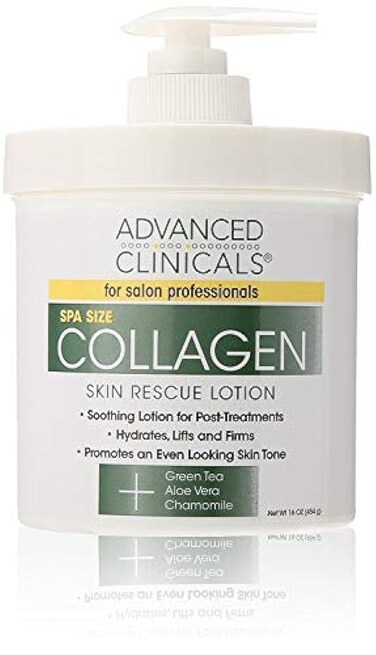 Advanced ClinicalsCollagen Skin Rescue Lotion - Hydrate, Moisturize, Lift, Firm. Great for Dry Skin, 16 Ounce