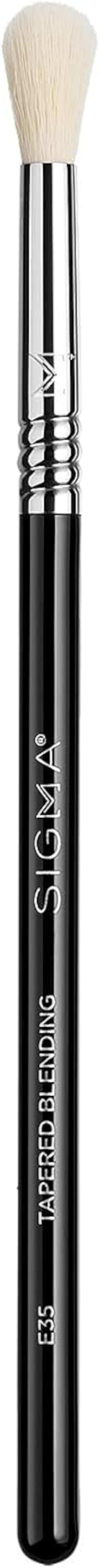 Sigma Beauty E35-Tapered Blending Brush Professional Eyes Makeup Brushes, Cruelty-Free &amp; Vegan, Waterproof &amp; Soft Synthetic Fibers