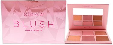 Sigma Beauty Fiery Eyeshadow Palette, Highly Pigmented &amp; Blendable Formula, Matte, Metallic &amp; Shimmer Shades, Paraben-Free, Long-Lasting Vegan Makeup