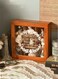 Tea Box Tea Bag Organizer,9 Compartments Wood Tea Storage Box Holder with Clear Lid,Tea Chest Container Rustic Tea Organizer for Tea Bags,Coffee Pods,Sugar