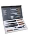 Upgrade your kitchen arsenal with this 8-inch stainless steel knife set featuring ergonomically designed non-slip soft handles. Experience precision and comfort in every slice!