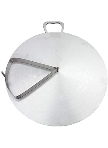 Aluminium Tawa for arabic bread, tortilla, crepe and regag bread 12 inch [D12]