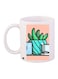 Cool Plant Printed Coffee Mug White/Green/Pink