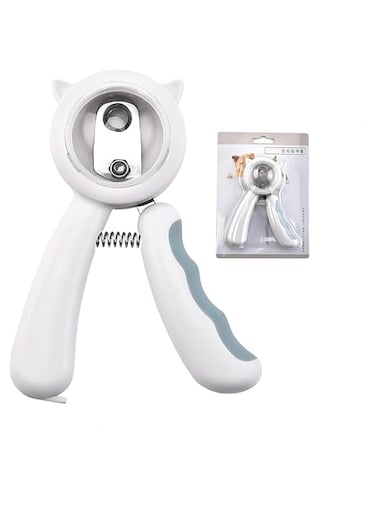 COOLBABY Anti-splash pet nail clippers nail scissors cat dog nail scissors set pet scissors