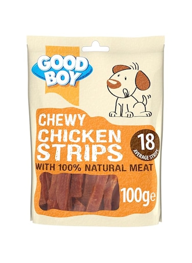 Armitage Good Boy Chewy Chicken Strips 100gm Dog Treat