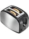 KENWOOD Toaster 2 Slice Bread Toaster with Adjustable Browning Control, Removable Crumb Tray for Easier Cleaning, Automatic Pop Up, Defrost, Warm &amp; Cancel Function TCM01.A0BK Black/Silver