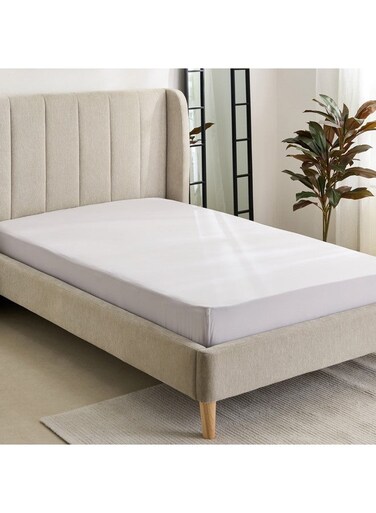 Box Purely-percale 300TC Double Fitted Sheet 140 x 200 x 40 cm