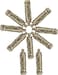 AL ARQAM Wall  Fasteners kit - Size M6, Rust-Proof Expansion Screws for Concrete Walls Mounting Shelves Cabinets, Other Furniture Outdoor Indoor Use(Golden, 10 Pieces)