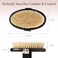 Kitsch Exfoliating Dry Body Brush Scrubber For Cellulite And Lymphatic Drainage Massage - Holiday Gift Natural Vegan Bristles For Cleaner Skin And Circulation Improvement