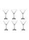 6-Piece Misket Glass Set Clear 148mm