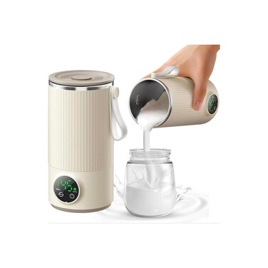 Rechargeable Insulated Magnetic Mixing Cup with Temperature Control &amp; Auto Stirring