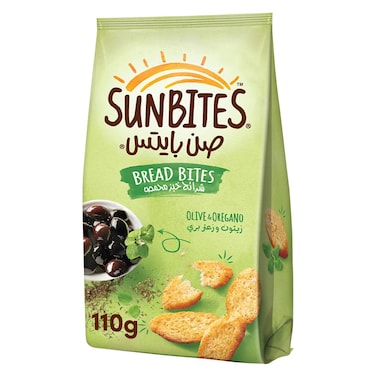Sunbites Olive And Oregano Bread Bites 110g