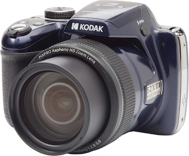KODAK Pixpro AZ528-16 Mpixel Digital Bridge Camera, 52x Optical Zoom, Optical Stabilizer, 3-inch LCD Display, 1080p Full HD Video, Li-Ion Battery - Midnight Blue