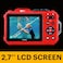 KODAK PIXPRO WPZ2 Rugged Waterproof Digital Camera 16MP 4X Optical Zoom 2.7 LCD Full HD Video, Red