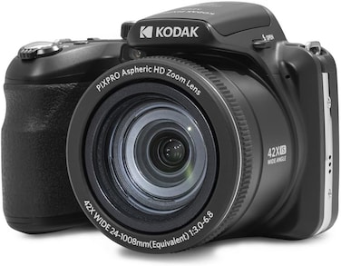 KODAK Pixpro Astro Zoom AZ425 Digital Camera Bridge 42X Optical Zoom 24 mm Wide Angle 20 Megapixels LCD 3 Full HD 1080P Video Li-ion Battery Black