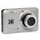 Kodak PIXPRO FZ55 Digital Camera, 2.7" LCD, 16.35 MP Sensor, 5x Optical Zoom, 1080p Full HD Video, 28mm Wide Angle Lens, Face, Smile, Digital Image Stabilization, Silver