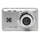 Kodak PIXPRO FZ55 Digital Camera, 2.7" LCD, 16.35 MP Sensor, 5x Optical Zoom, 1080p Full HD Video, 28mm Wide Angle Lens, Face, Smile, Digital Image Stabilization, Silver