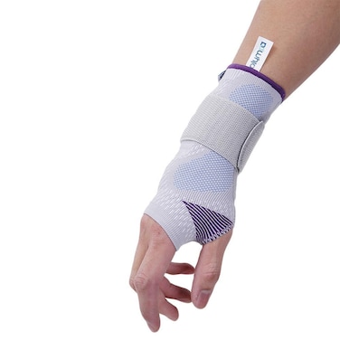 Olympa Snug Wrist Support with Stay &amp; Gel Pad Left Cool Grey XL