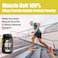 Muscle Bolt 100% Whey Protein Isolate Protein Powder Mix With BCAAs &amp; Glutamine, Vanilla Flavor 2lb
