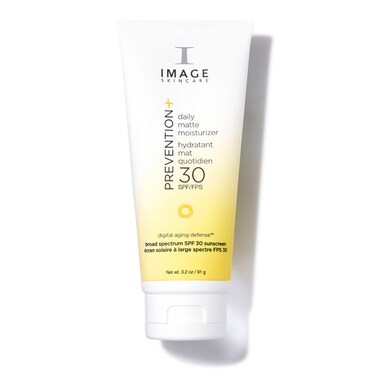 IMAGE Skincare PREVENTION+ Daily Matte Moisturizer SPF 30, Zinc Oxide Mattifying Face Sunscreen Lotion, 3.2 oz