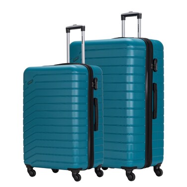 STARGOLD Luggage Set of 2, ABS Hard Shell Suitcase With Expandable Zipper, 360&deg; Spinner Wheels, Number Lock, Lightweight Trolley Travel Bag 24/28 Inch