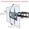 Full Motion Articulating TV Wall Mount Bracket for 32-70 Inch LED LCD HD 4K Plasma TV Black
