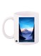 Nature Printed Mug White/Black/Blue