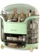 COOLBABY makeup organizer and storage, cosmetics organizer box for countertop with lid &amp; drawers, cosmetics skincare organizers box with waterproof &amp; dustproof cover for bedroom, bathroom.