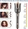 REBUNE RE-2082 Auto Hair Curler Anti-Tangle Dual Voltage Rotating Curling Wand with 5 Temperature Gears (Grey)