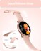 Smart Watch(Answer/Make Calls), Smartwatch for Women Men IP68 Waterproof, 100+ Sport Modes Fitness Activity Tracker, Heart Rate/Sleep/Steps Monitor, Fitness Watch for Android iPhone, Rose Gold