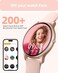 Smart Watch(Answer/Make Calls), Smartwatch for Women Men IP68 Waterproof, 100+ Sport Modes Fitness Activity Tracker, Heart Rate/Sleep/Steps Monitor, Fitness Watch for Android iPhone, Rose Gold