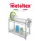 Metaltex 2-Tier Dish Drainer Doubletex &ndash; Space-Saving with Basin &amp; Cutlery Tray