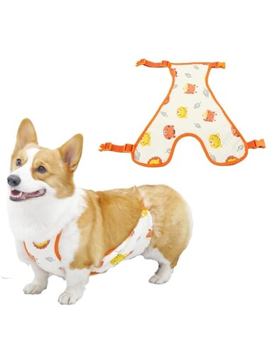 Recovery Suit for Dogs Cats After Surgery, Professional Pet Shirt Dog Abdominal Wounds Bandages, Pet E-Collars Alternative Bandages, Prevent Licking Dog Onesies Surgery Recovery Suit, L