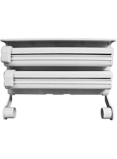Dubai Gallery Plastic And Paper Dispenser And Holder White